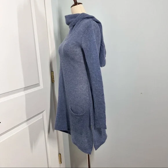 Sala Fifth Avenue 100% cashmere turtle neck hoodie sweater size XS - Picture 10 of 12